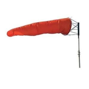Supplier of 32 Inch x 4 Feet Orange Windsock in UAE